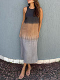 Women's Summer Women's Casual Cotton Sleeveless Open
