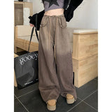 American Style Gradient Slimming Boyfriend JeansOutfit