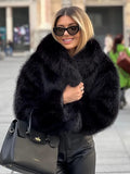 Women's Winter Fashion Temperament Style Wind Artificial Fur Coat