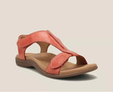 Lady Plus-Size Flat-Bottomed Sandals 43 Large-Size Casual Flat-Bottomed Fish-Billed Sandals