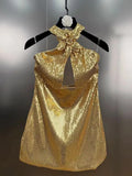 Women's 2025 Autumn And Winter High-End Sexy Dress Solid Color High-End Bare Backpack Hip Dress Dress