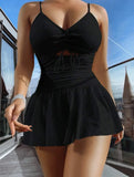 2023 New Special Fabric Conjoined Conservative Swimsuit