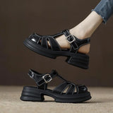 Baotou Sandals Women's New Empty Weaving Pig Nepenthes In The Summer Of