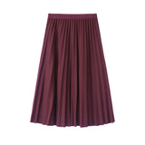 And Winter New Women Korean Version Of The Long-Term Retro Fashion Half-Dressed Skirt