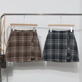 Large Number Of Hairy Skirt Women Autumn And Winter Tlings Irregular High-Waisted A Short Skirt