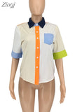 Summer Women Blouses Half Sleeve Spring Blouse Woman Blouse Shirt Office Elegant Work Shirt Top Blusas Mujer De