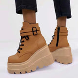Zingj New Platform Base Colorful High Help Casual Women's Shoes Large Size Women's