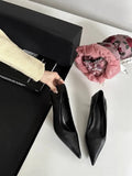 Pointed Sexy Leopard Temperament Fine Heel High Heels 2025 Autumn And Winter New Commuting Shallow Single