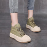 Leisure Small Short Boots Girl With Soft Bottom Bare Boots Autumn And Winter New Fashion Comfortable Cowhed Single