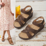 Summer New Large-Size Casual Sandals Roman Wind Women's Shoes Women's Slope
