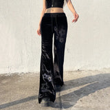 Wind Star Hot Diamond With Trousers 2025 Autumn And Winter New Velvet Splicing Hottie