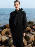 Design Black Shirt Women 2025 New Fashion Strap High-End Thin Top