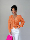 And Winter New Sweater Women's Tops Solid Color Long-Sleeved Bow Knitted Shirt