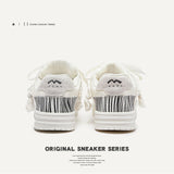 Shoes To Destroy The Aesthetic Series Of Small White Shoes Bread Shoes Trend Low-Top Shoes Men And Women Men's