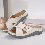 Summer New Sloped Sandals Type Beach Sandals Women's Large Size Women's