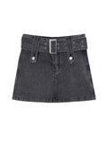 Women Denim Shorts Skirt Vintage Streetwear A-line Jeans Skirts Casual All Match Female Slim Package Hip Mini Skirt 2023