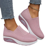 Rocking New Women's Shoes Thick-Soled Air Cushion Lazy Casual Sports Comfortable Shoes Breathable Soft-Soled Women's