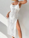 Summer Beach Jersey Knitted Long With Beach Skirt Sunscreen