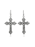 Vintage Cross Earrings- Outfit