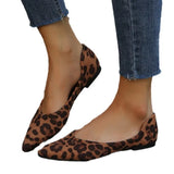 New Women's Shoes Retro Thick-Soled Casual Shoes Single Shoes Women's Leopard Print