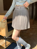 Xixi 2025 Autumn And Winter White Standard Pure Color Wool High Waist Half-Dressed Skirt A Short Skirt Female