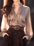 Unique Special To The Ocean To Reduce The Age Of The Beauty Of The Top Design Small Gray Acetic Acid Denatured Shirt Early