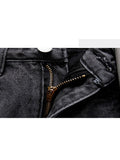 Grey Color A Line Denim Skirt Women 2023 Summer New Streetwear Love Embroidery High Waist Split Mini Jeans Skirts