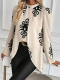 Women's Autumn And Winter Long-Sleeved Shirt New Elegant