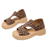 Thick-Soled Sandals Women Wear 2025 Summer New Leisure Roman Sandals One Foot Pedal Beach