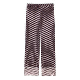 Women 2025 Fashion Printed Silk-Sense Shirt 2157039 Trousers