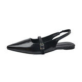 Women's Shoes French High-End Feel Sandals Women Wear 2025 New Pointed Light Light Luxury Small Pedal