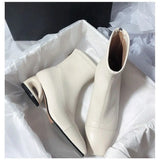 Fashion Boots Women's Shoes In The Autumn And Winter Of 2025, French Version Of Thin Boots And Squeal Boots After The Zipper Short