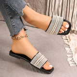 Bottom Large-Size Beads Slipper Women's Head Water Drill Light Beach Cool
