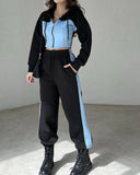 Women's Clothing 2025 Spring New Fashion Hooded Jacket Casual Pants