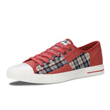 Men's Canvas Shoes Men's Shoes Lightening High Splicing Student Trend Casual Running Shoes Low-Top Sports