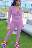 Women Zipper Hooded Top With Pocket Sporty Pant 2 Piece Co-Ord Matching Set Long Sleeve Tops Leggings Workout