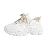 Dad Shoes Women's Small White Shoes 2025 Spring And Summer New Thick-Soled High-Fashion Women's Shoes Net Red Trend Casual