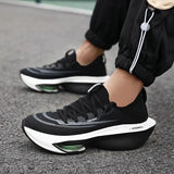 Men's And Women's Soft-Soled Running Shoes Student Carbon Board Sneakers Ultra Light Air Cushion Running Shoes Breathable Racing Long-Distance