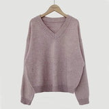 V-Neck Pullover Dark Academia SweaterOutfit