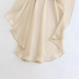 2025 New Women's Asymmetric Gauze Cloak Jacket