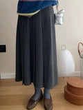 Autumn And Winter New Temperament Gentle And Comfortable With Niche Wool Knitted Thick Skirt