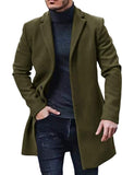 Men's Coat 2025 New Wish Hair This Coat Station Wind Coat Multi-Color
