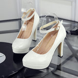 Women's High-Heeled Single Shoe Stand With A Buckle Of Women's Shoes Women's Shoes For A Long