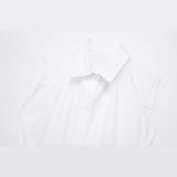 New Spring Style Knot Poplin Shirt Dress