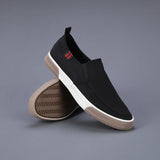Men's Canvas Shoes Lightly Breathable Linen Wide Cloth Shoes One Foot Pedal Old Beijing Cloth