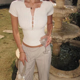 New Sweet Hottie Style Retro Pearl Henry Collared Shoulder Repair Small