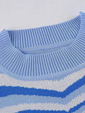Heart Jacquard Argyle Jumper Sweater-Outfit