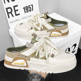 Semi-Slacker Shoes One Foot Pedal Casual Shoes Thick Soles Small White Tide Shoes Niche Design Board