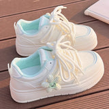 Small White Shoes Women 2025 Autumn New Korean Version Of The Thick-Soled Commuter Leisure Shoes In High Value
