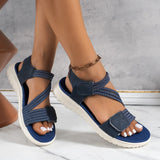 2025 Sandals Women's Large-Size Car Sewing Slopes And Casual Magic